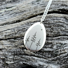 Load image into Gallery viewer, Silver Pebble Pendant