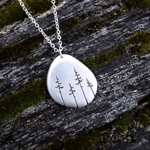 Load image into Gallery viewer, Silver Pebble Pendant
