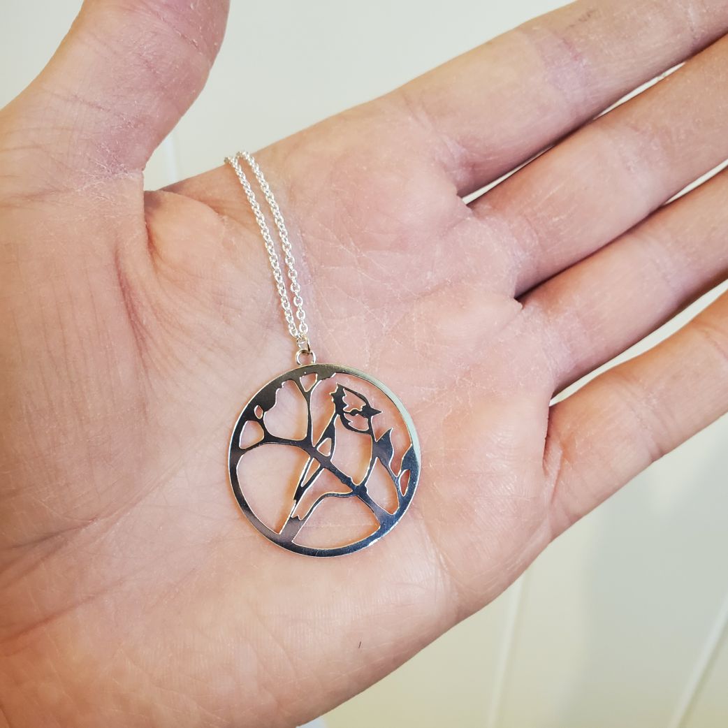Blue Jay Pendant