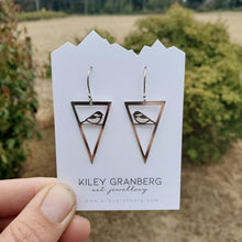 Load image into Gallery viewer, Chickadee earrings
